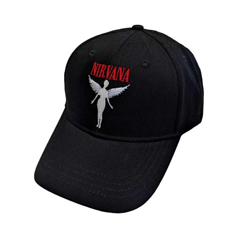 Nirvana Unisex Adult Angelic Baseball Cap / Black/Red/White